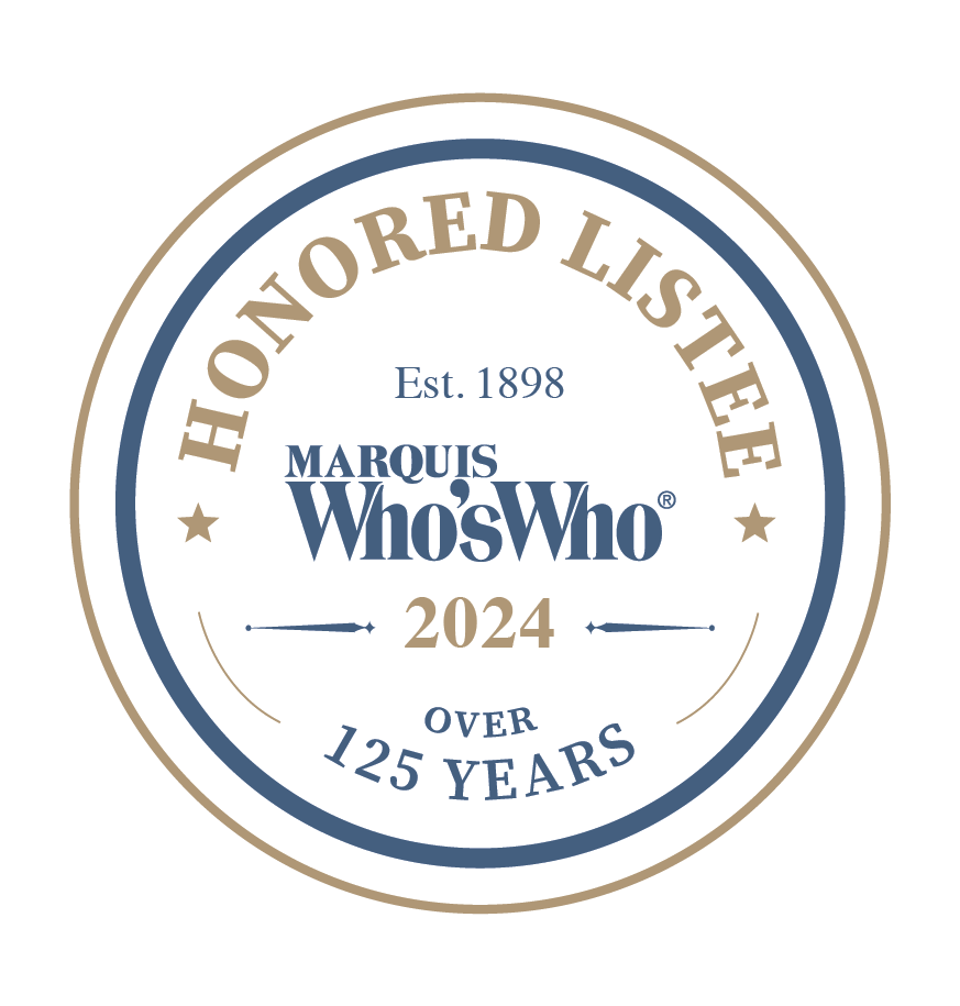 Marquis Who's Who Honored Listee 2024 seal